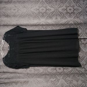 Black baby doll dress